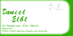daniel elbl business card